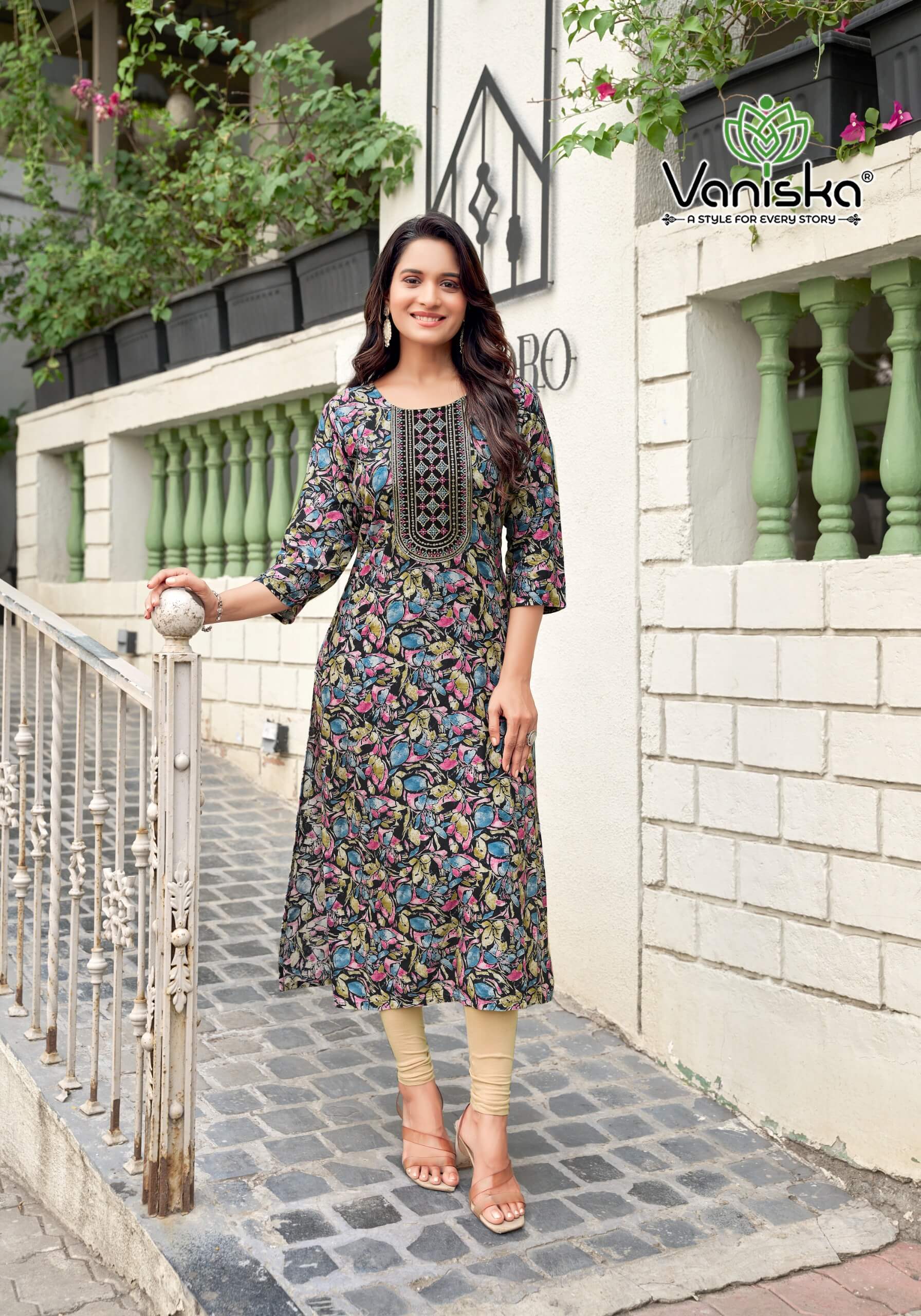 Vaniska Charming Vol 2 Rayon Kurti Catalog collection 13
