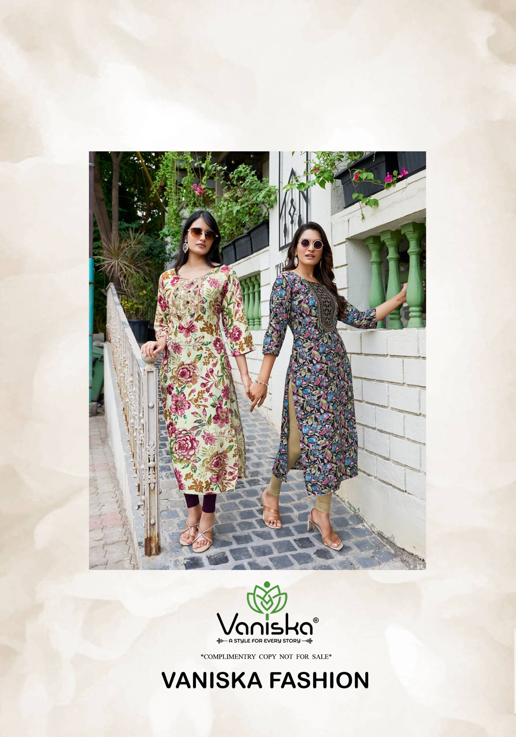 Vaniska Charming Vol 2 Rayon Kurti Catalog collection 9