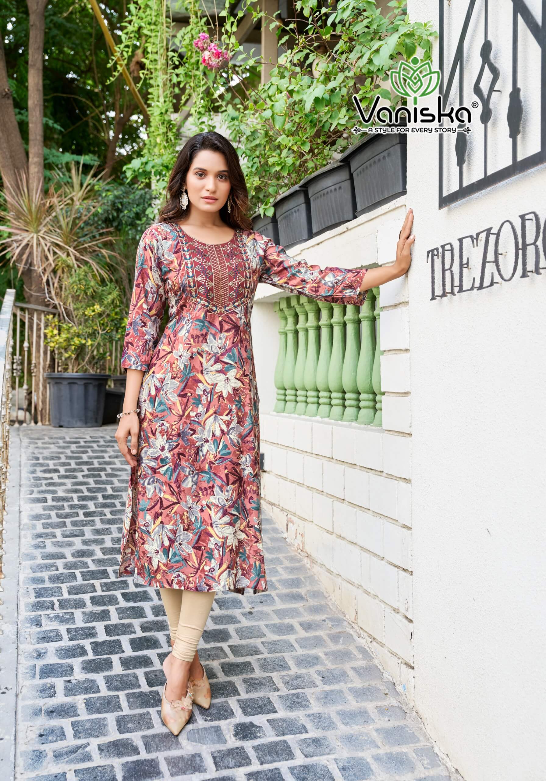 Vaniska Charming Vol 2 Rayon Kurti Catalog collection 10