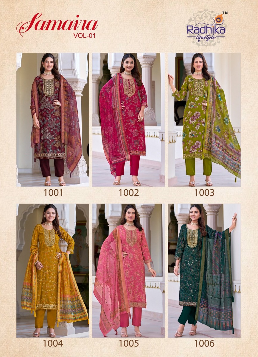 Radhika Lifestyle Samaira 1 Readymade Dress Catalog collection 14