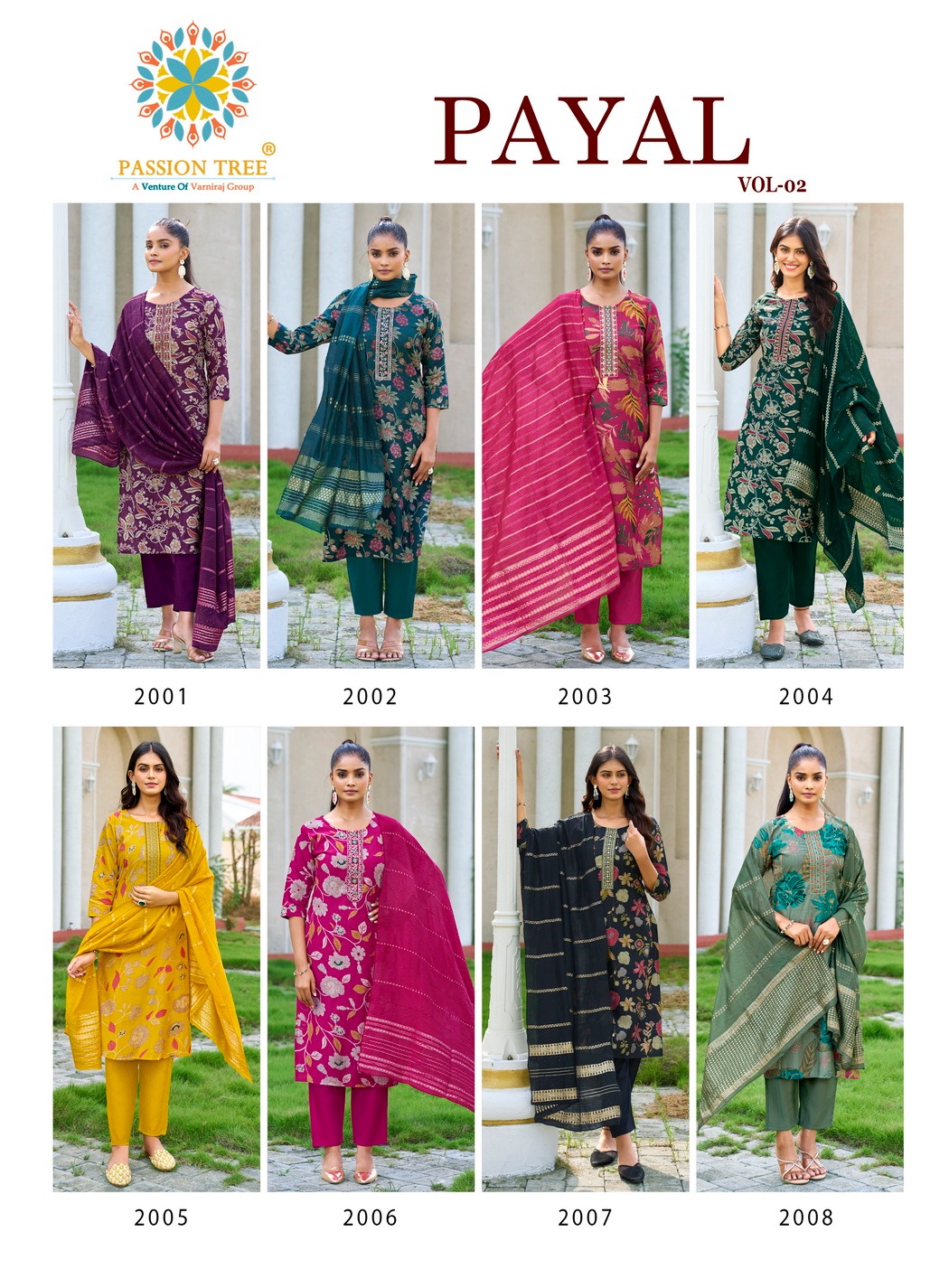 Radhika Lifestyle Payal Vol 2 Printed Salwar Kameez Catalog collection 9