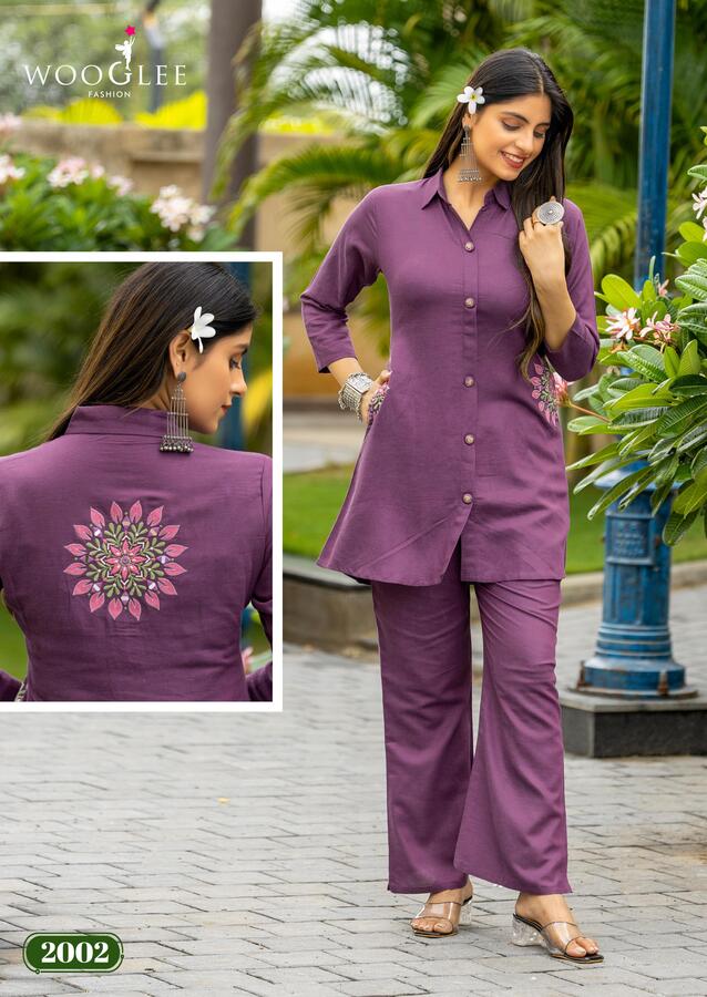 Wooglee Fashion Elina Co Ord Set Catalog at Wholeale Rate collection 4