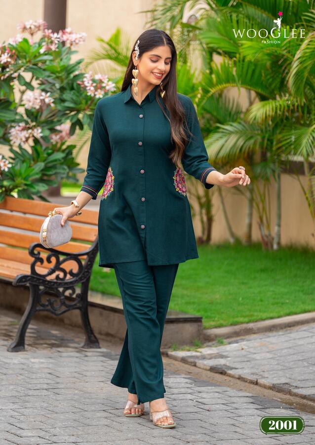 Wooglee Fashion Elina Co Ord Set Catalog at Wholeale Rate collection 5
