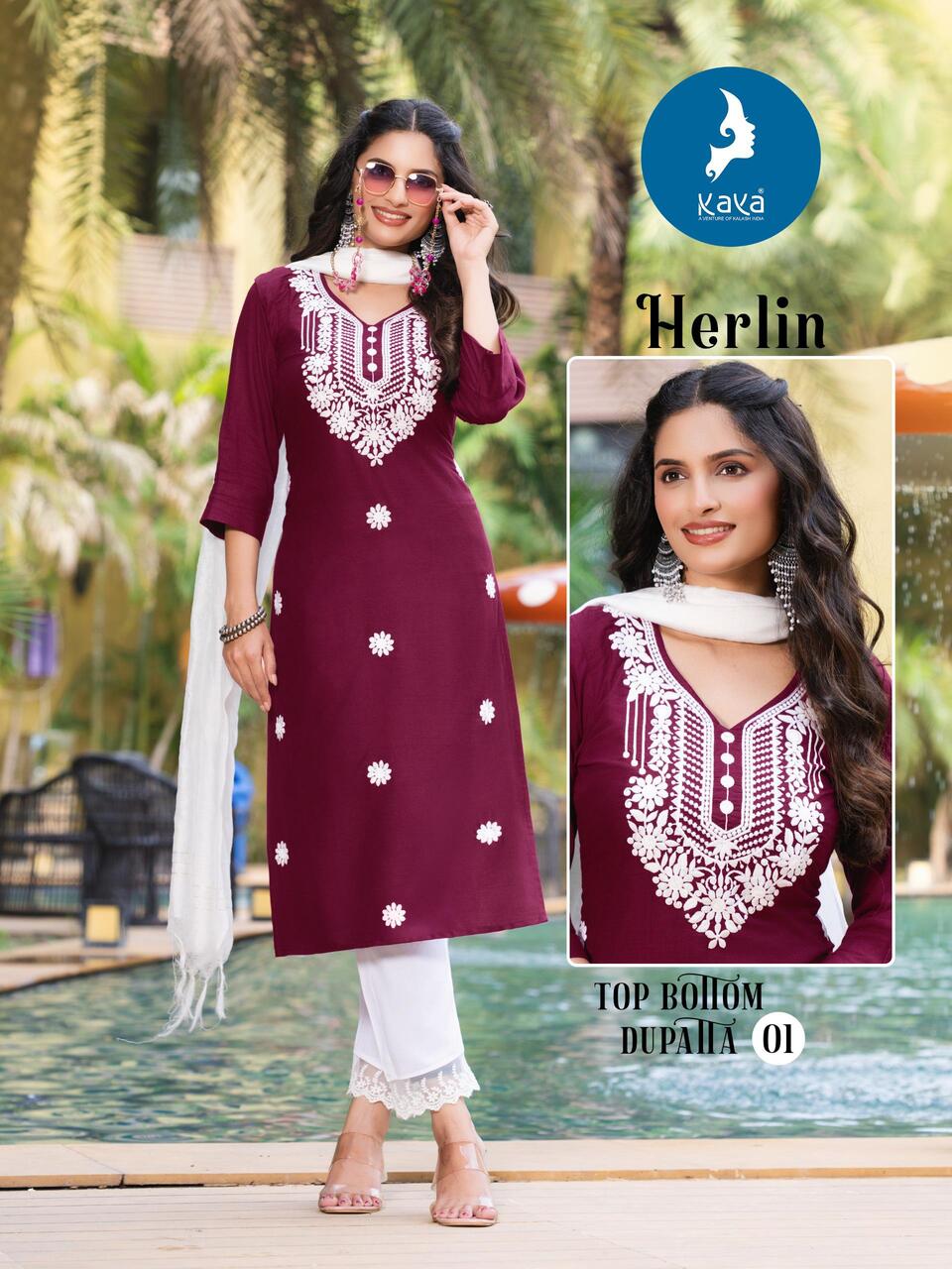 Kaya Kurti Herlin Readymade Dress Catalog collection 1