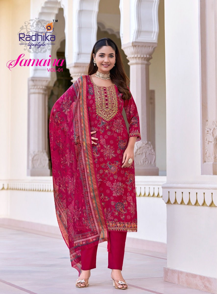 Radhika Lifestyle Samaira 1 Readymade Dress Catalog collection 9