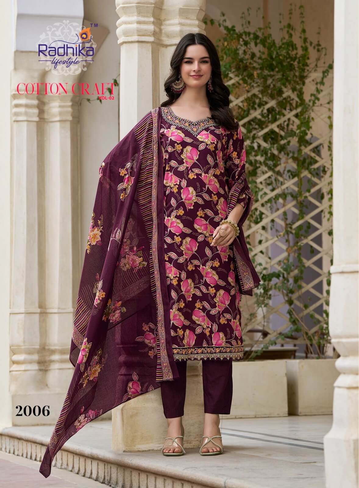 Radhika Lifestyle Cotton Craft Vol 2 Readymade Catalog collection 13