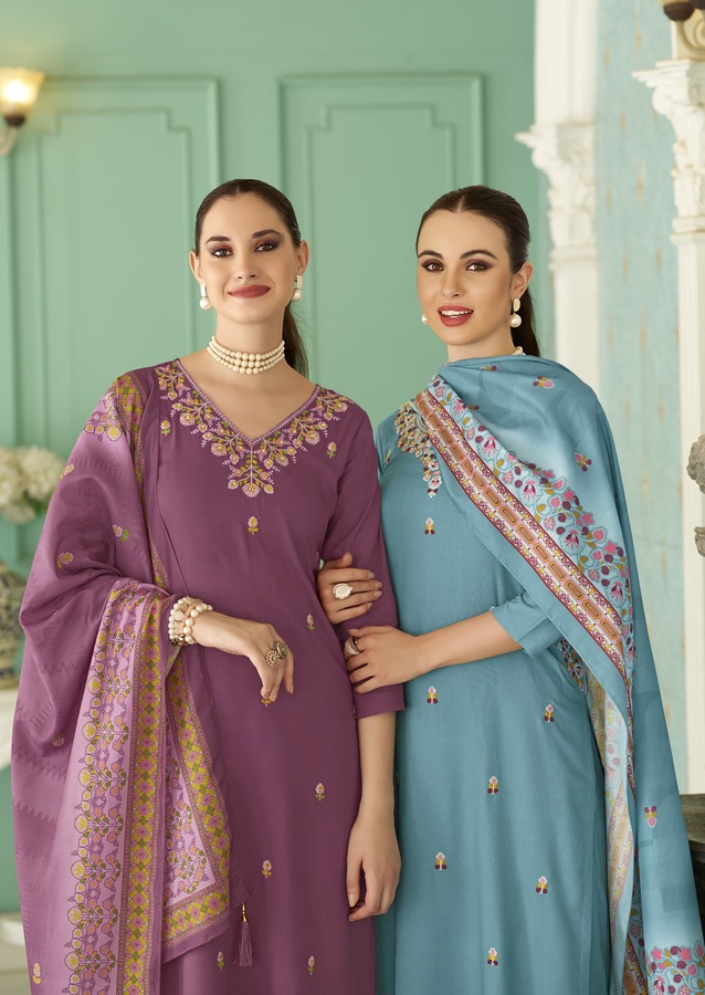 Woodee Chitra Kurti Palazzo Set With Dupatta Catalog collection 1