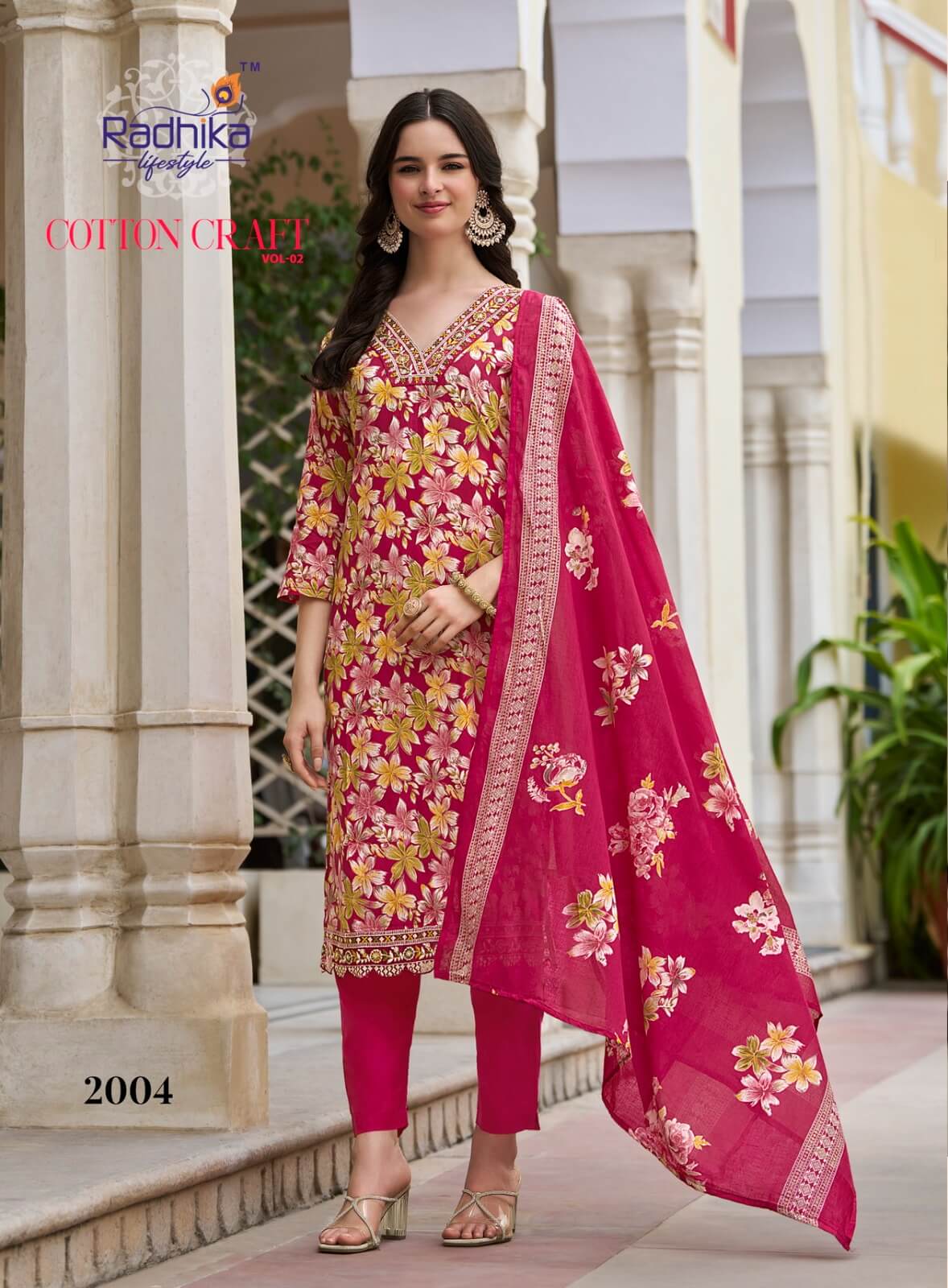 Radhika Lifestyle Cotton Craft Vol 2 Readymade Catalog collection 17