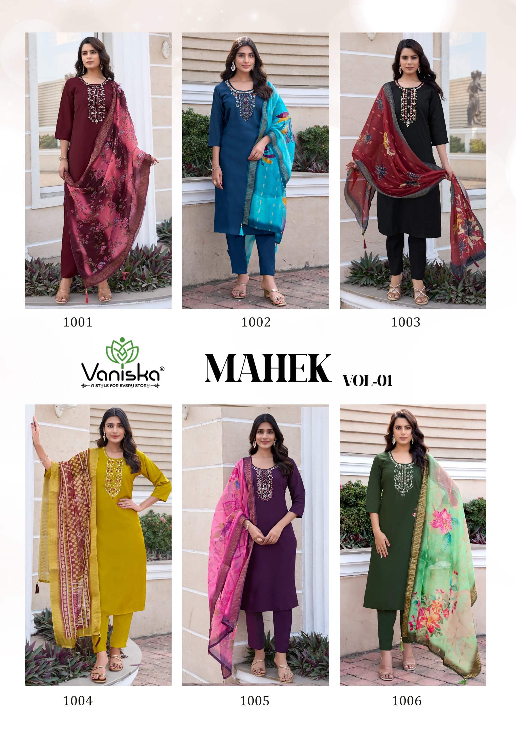 Vaniska Mahek Vol 1 Readymade Dress Catalog collection 13