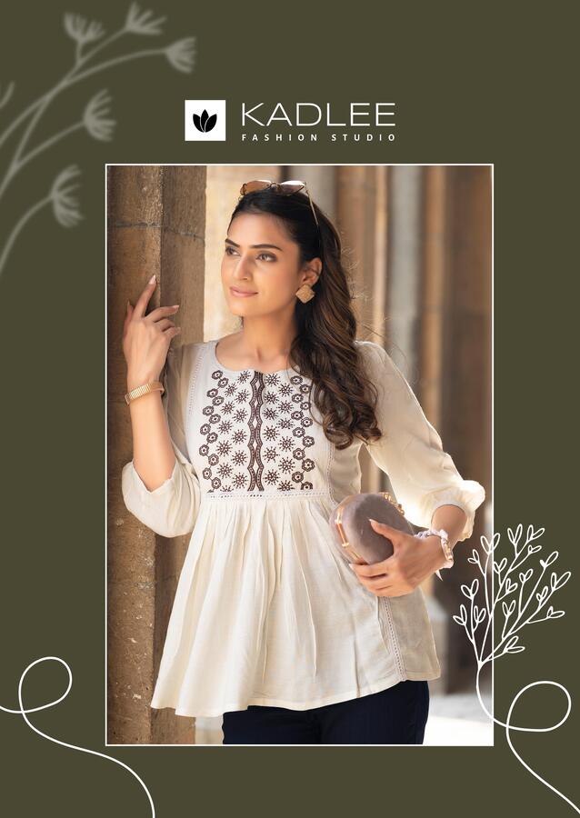 Kadlee Crystal Rayon Kurti Catalog collection 3