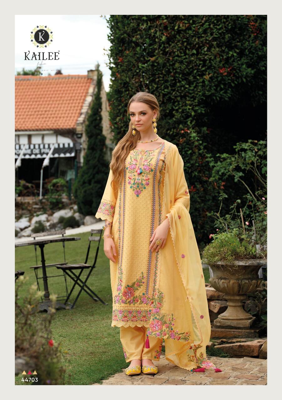 Kailee Fashion Gulzar Cotton Salwar Kameez Catalog collection 8