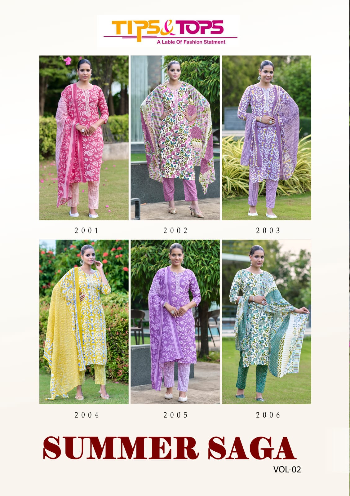Tips And Tops Summer Saga Vol 2 Printed Catalog collection 7