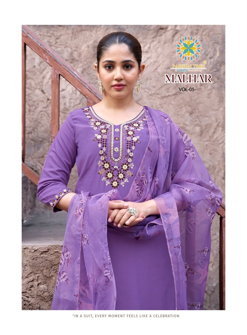 Passion Tree Malhar Vol 5 Readymade Dress Catalog collection 9