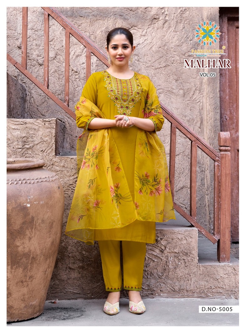 Passion Tree Malhar Vol 5 Readymade Dress Catalog collection 2