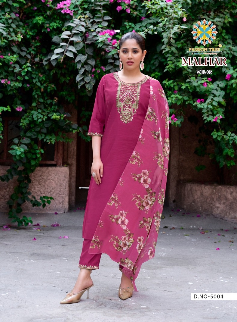 Passion Tree Malhar Vol 5 Readymade Dress Catalog collection 4