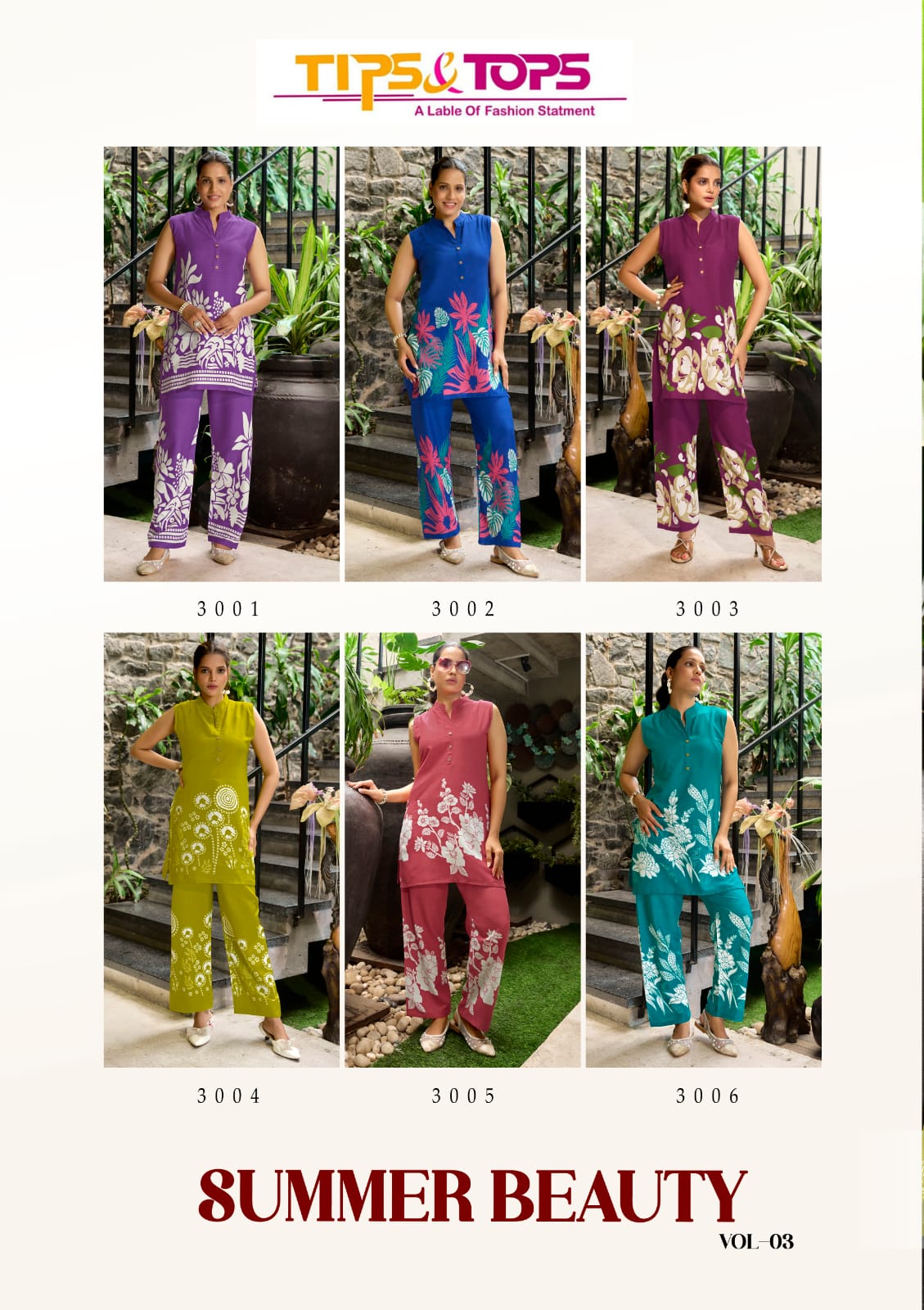 Tips And Tops Summer Beauty Vol 3 Co Ord Set Catalog collection 7