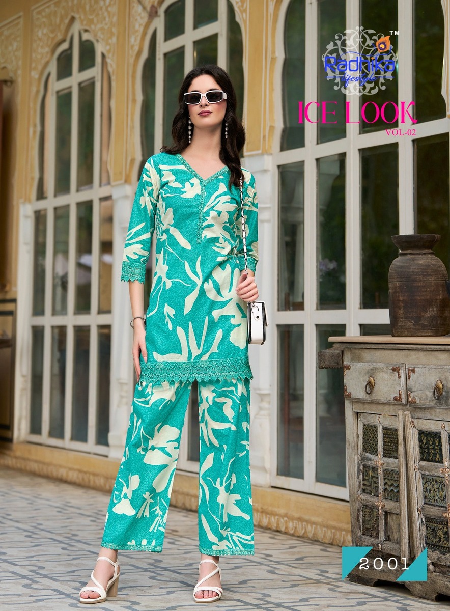 Radhika Lifestyle Ice Look Co Ord Set Catalog collection 11