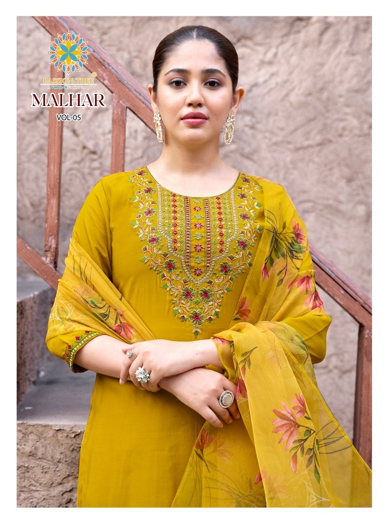 Passion Tree Malhar Vol 5 Readymade Dress Catalog collection 3