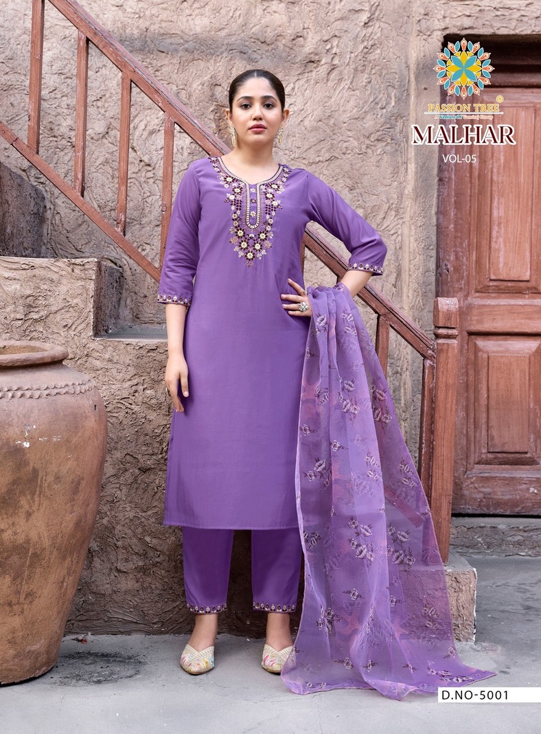 Passion Tree Malhar Vol 5 Readymade Dress Catalog collection 8