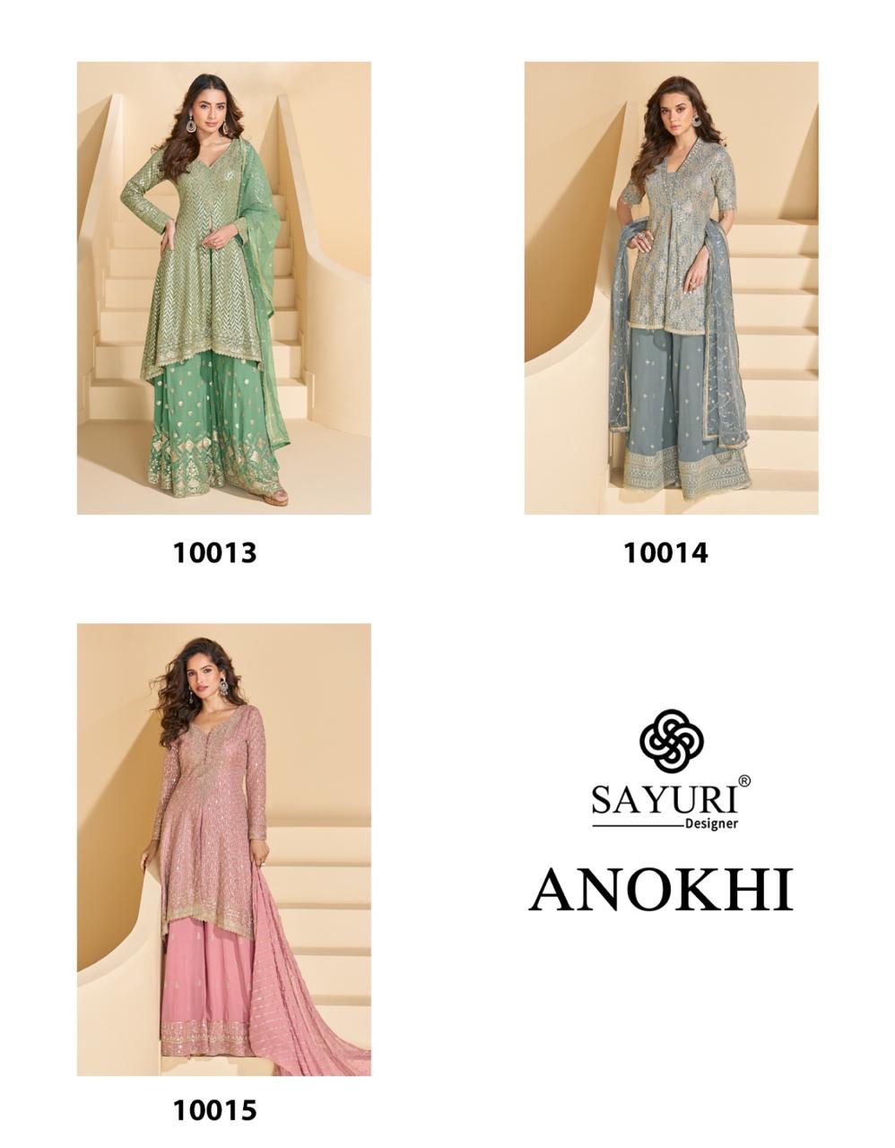 Sayuri Designer Anokhi Wedding Party Salwar Suits Catalog collection 1