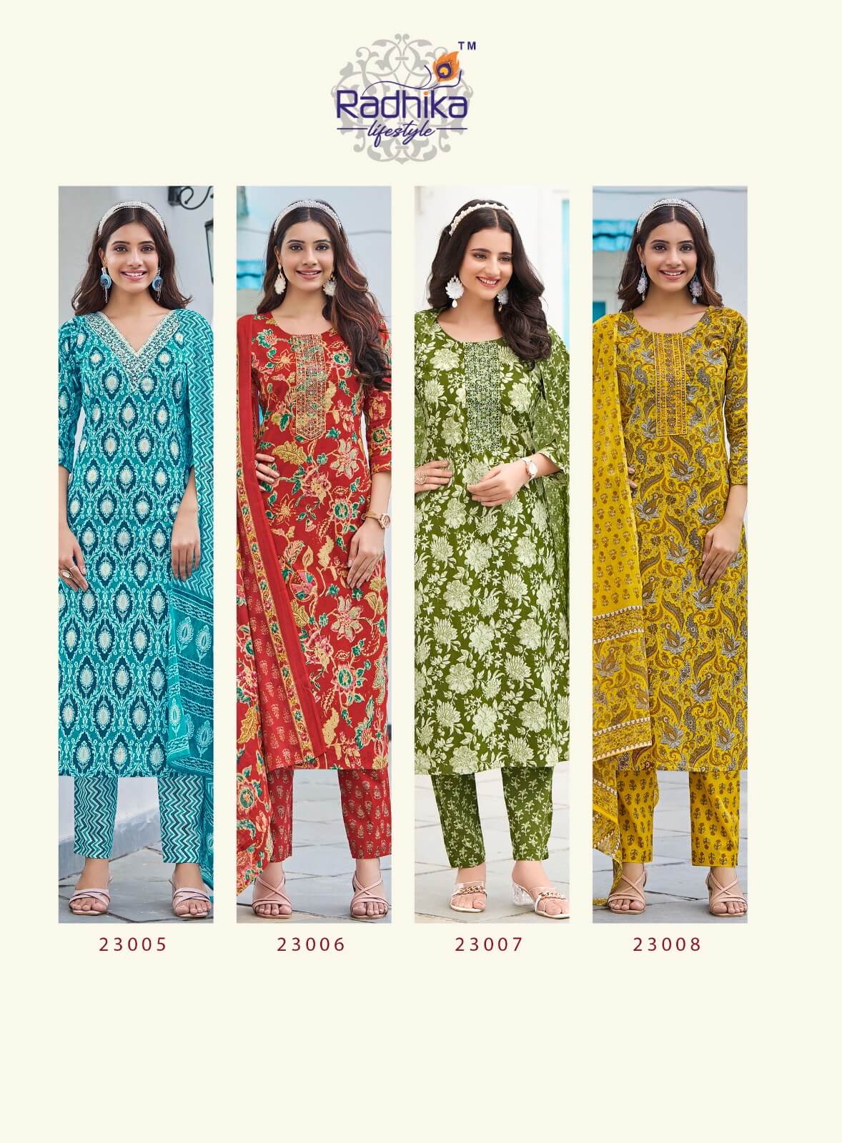 Radhika Lifestyle Cotton Kudi Vol 22 Salwar Kameez Catalog collection 6