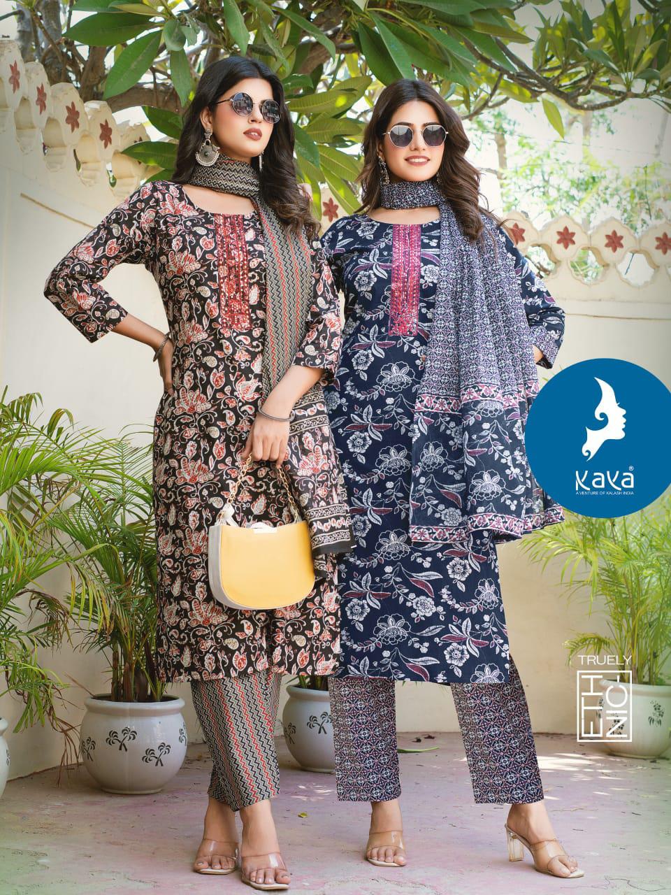 Kaya Kurti Manisha Printed Salwar Kameez Catalog collection 3