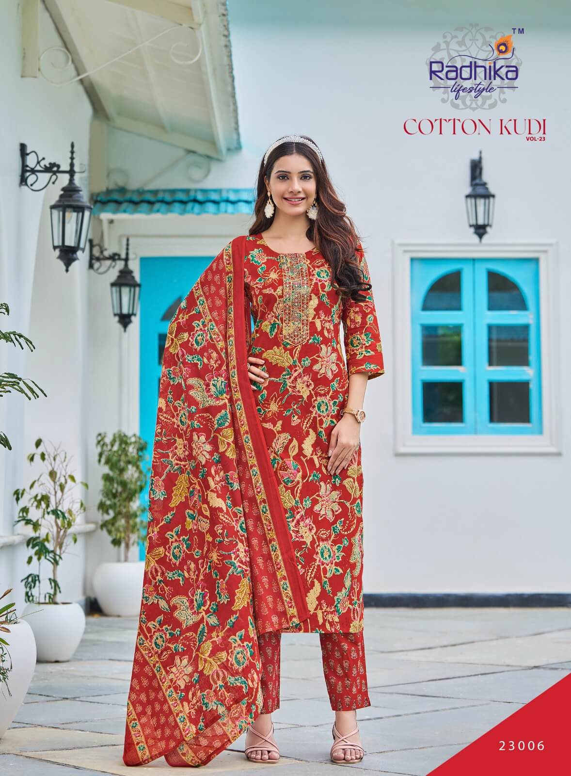 Radhika Lifestyle Cotton Kudi Vol 22 Salwar Kameez Catalog collection 12