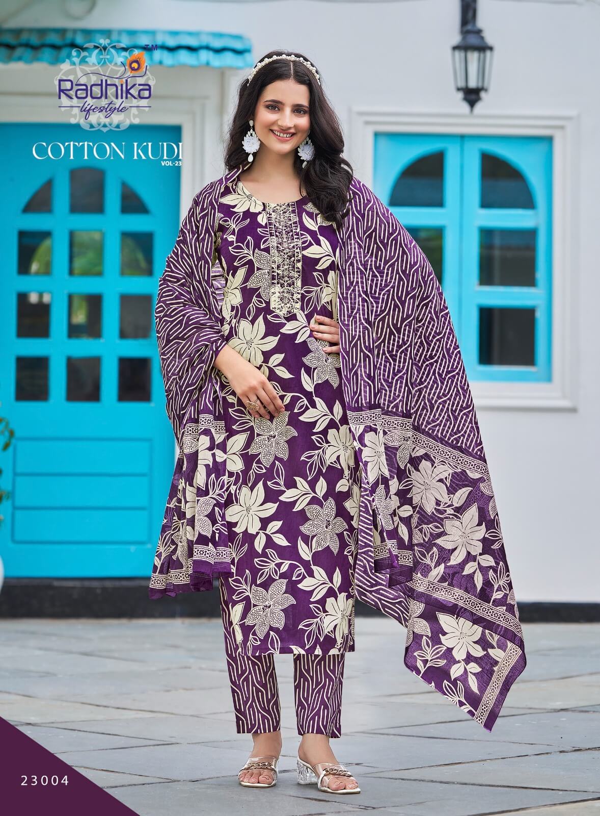 Radhika Lifestyle Cotton Kudi Vol 22 Salwar Kameez Catalog collection 15