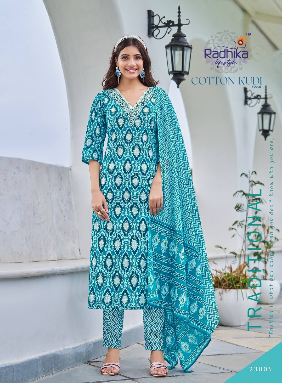 Radhika Lifestyle Cotton Kudi Vol 22 Salwar Kameez Catalog collection 13
