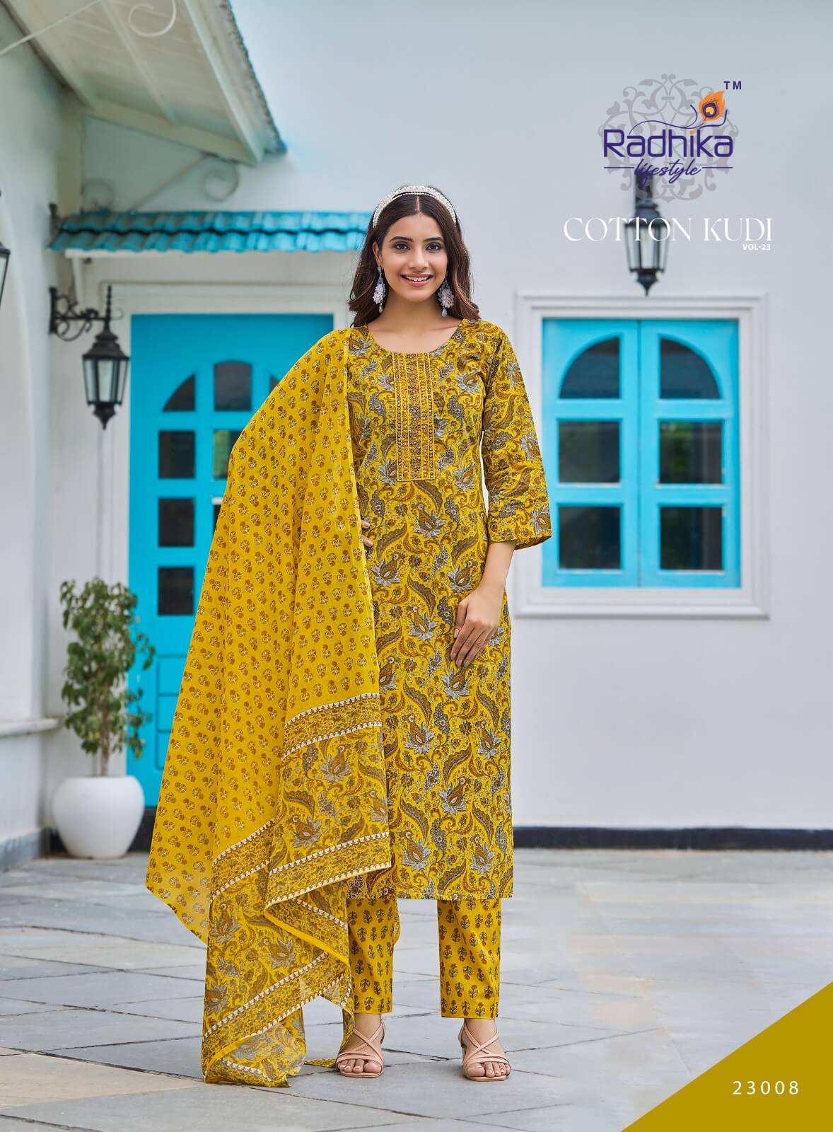 Radhika Lifestyle Cotton Kudi Vol 22 Salwar Kameez Catalog collection 9