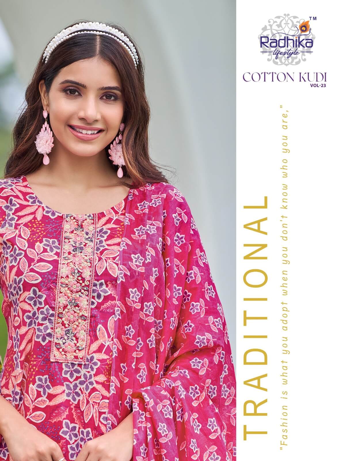 Radhika Lifestyle Cotton Kudi Vol 22 Salwar Kameez Catalog collection 14