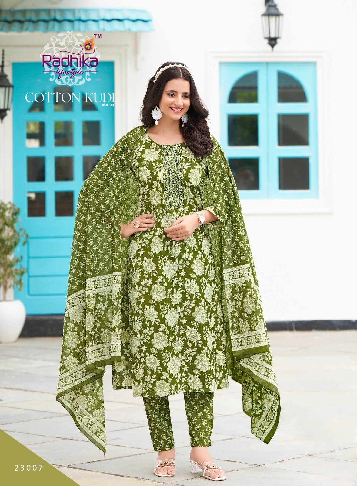 Radhika Lifestyle Cotton Kudi Vol 22 Salwar Kameez Catalog collection 1