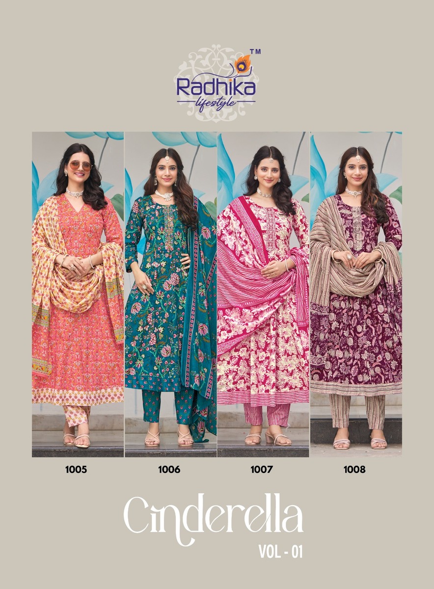 Radhika Lifestyle Cindrella Vol 1 Readymade Dress Catalog collection 7