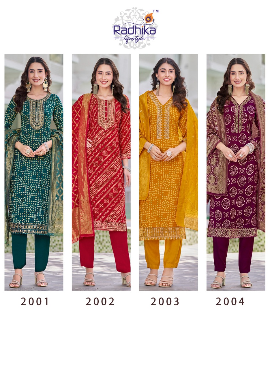 Radhika Lifestyle Sajni Vol 2 Printed Salwar Kameez Catalog collection 3