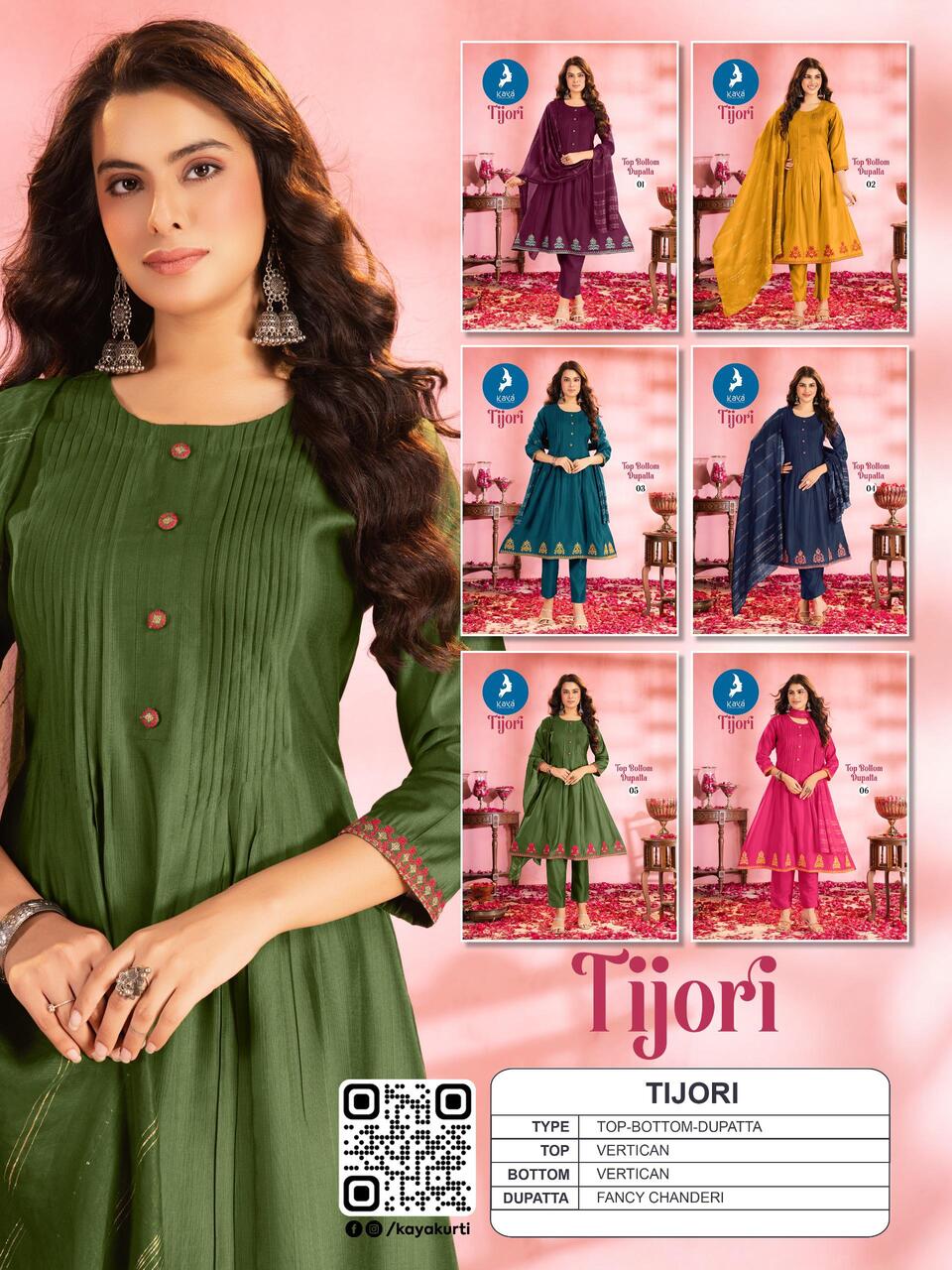 Kaya Kurti Tijori Anarkali Suits Catalog collection 5