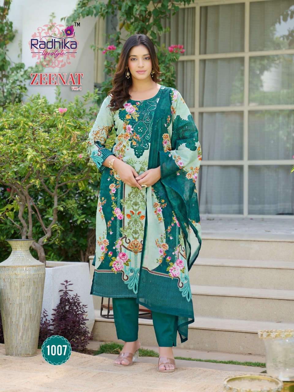 Radhika Lifestyle Zeenatl 1 Printed Salwar Kameez Catalog collection 8