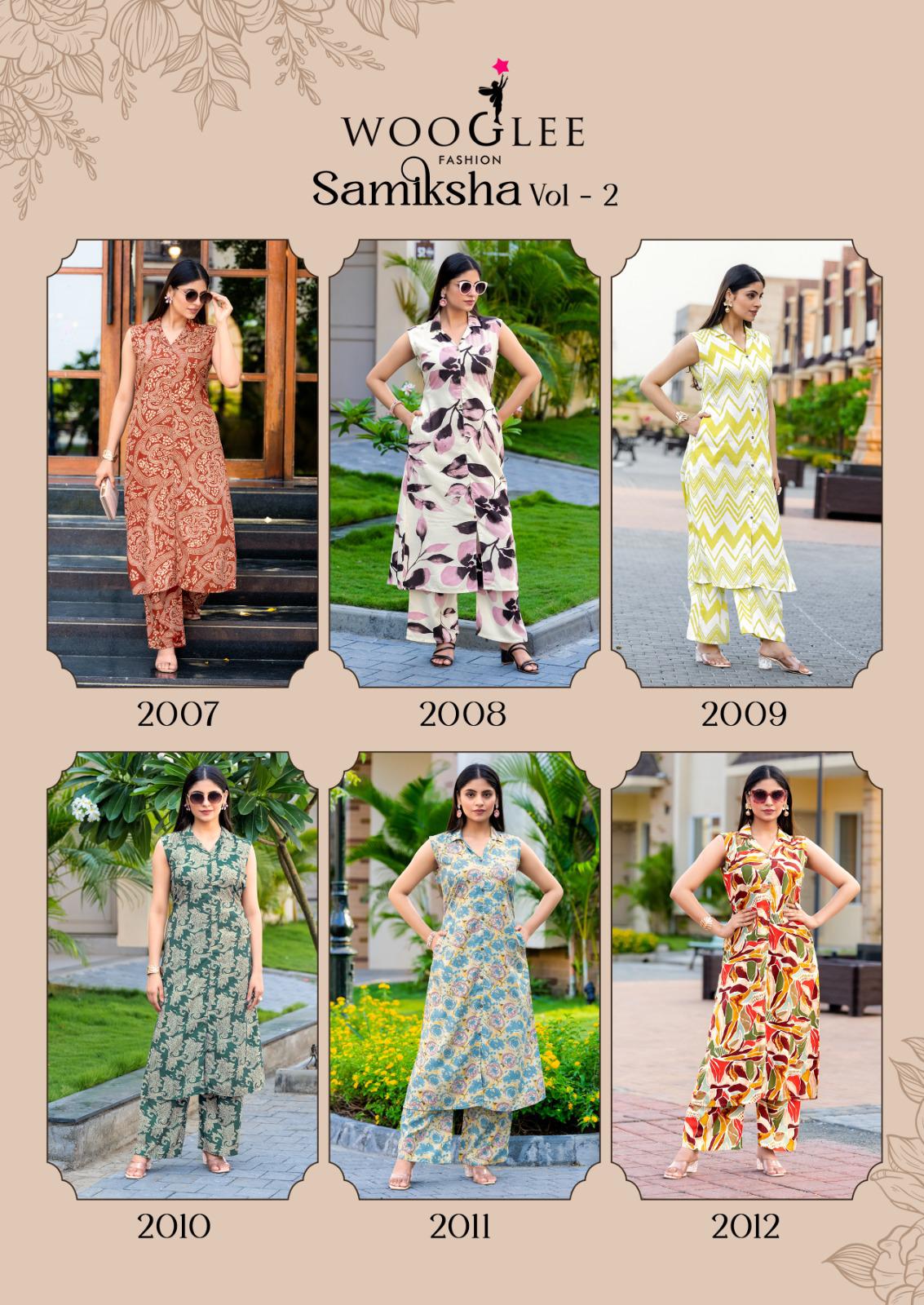 Wooglee Fashion Samiksha Vol 2 Kurtis With Bottom Catalog collection 2