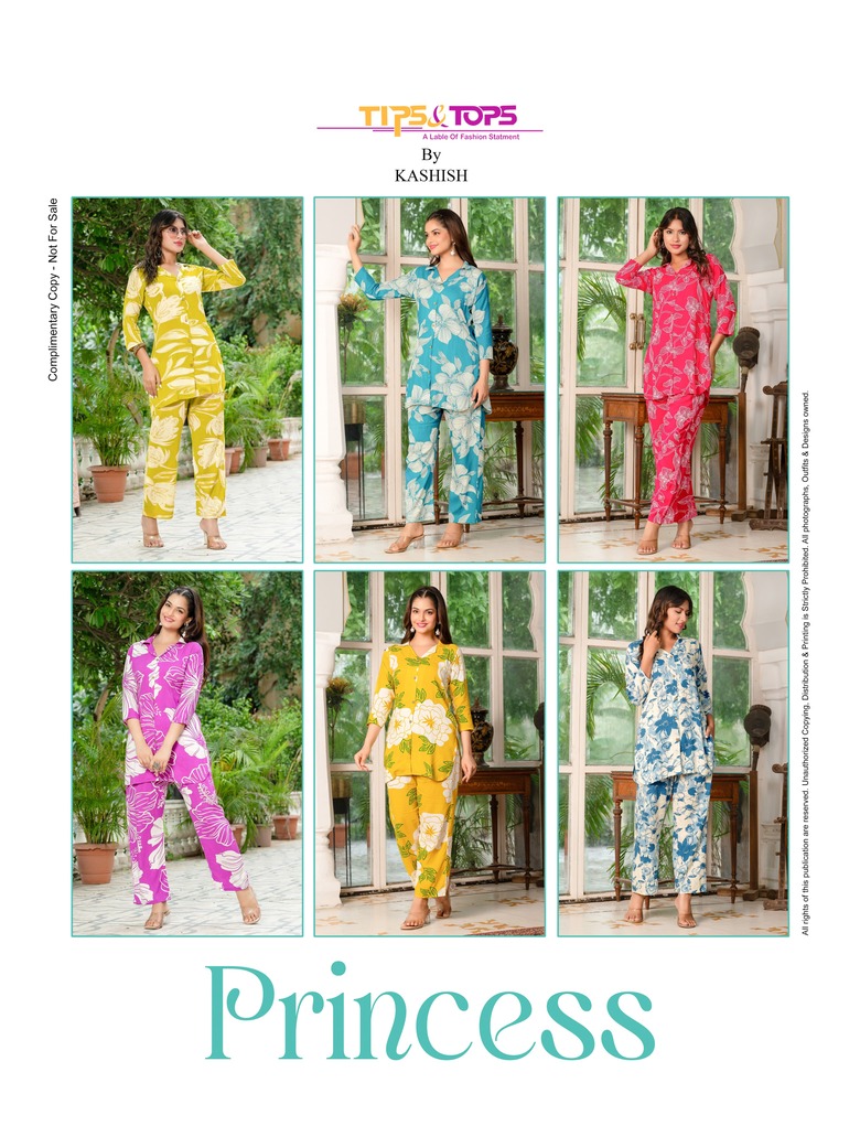 Tips And Tops Princess Co Ord Set Catalog collection 7