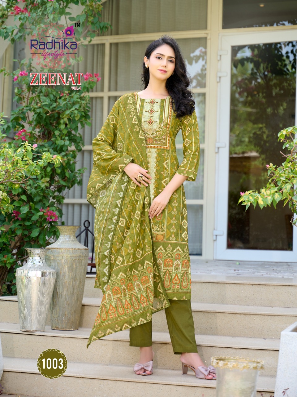 Radhika Lifestyle Zeenatl 1 Printed Salwar Kameez Catalog collection 4