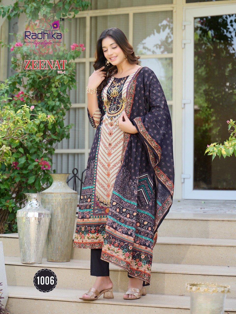 Radhika Lifestyle Zeenatl 1 Printed Salwar Kameez Catalog collection 6
