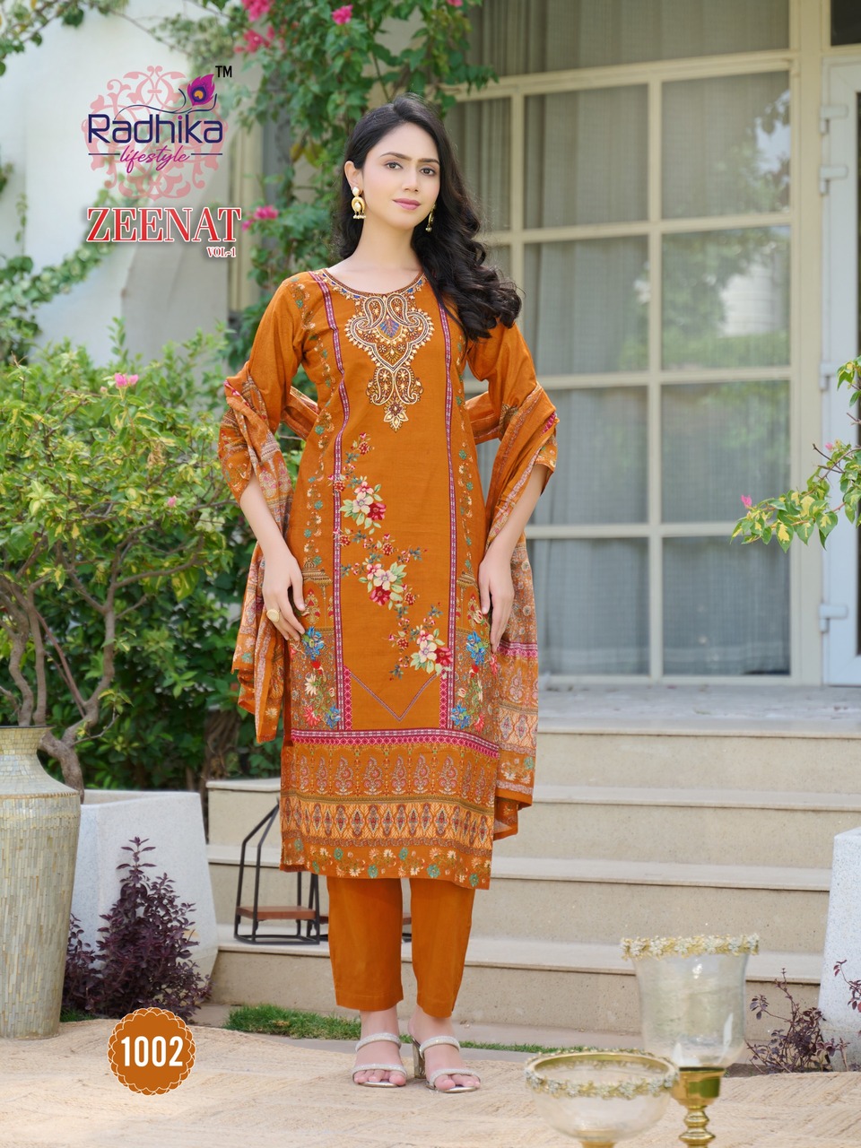 Radhika Lifestyle Zeenatl 1 Printed Salwar Kameez Catalog collection 2