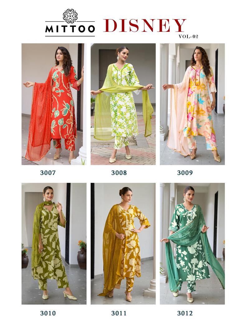 Mittoo Kurti Disney Vol 2 Printed Salwar Kameez Catalog collection 10