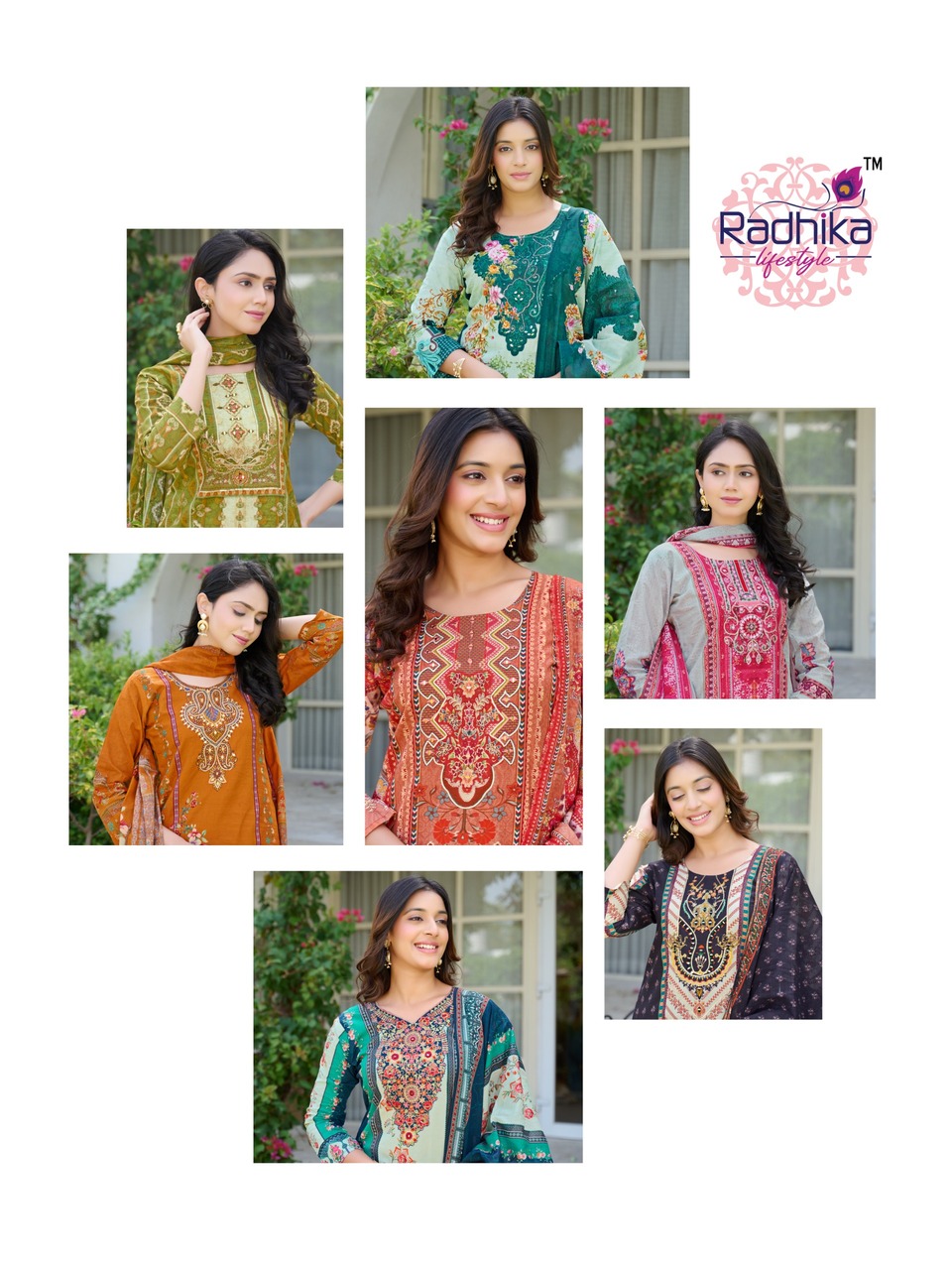 Radhika Lifestyle Zeenatl 1 Printed Salwar Kameez Catalog collection 10