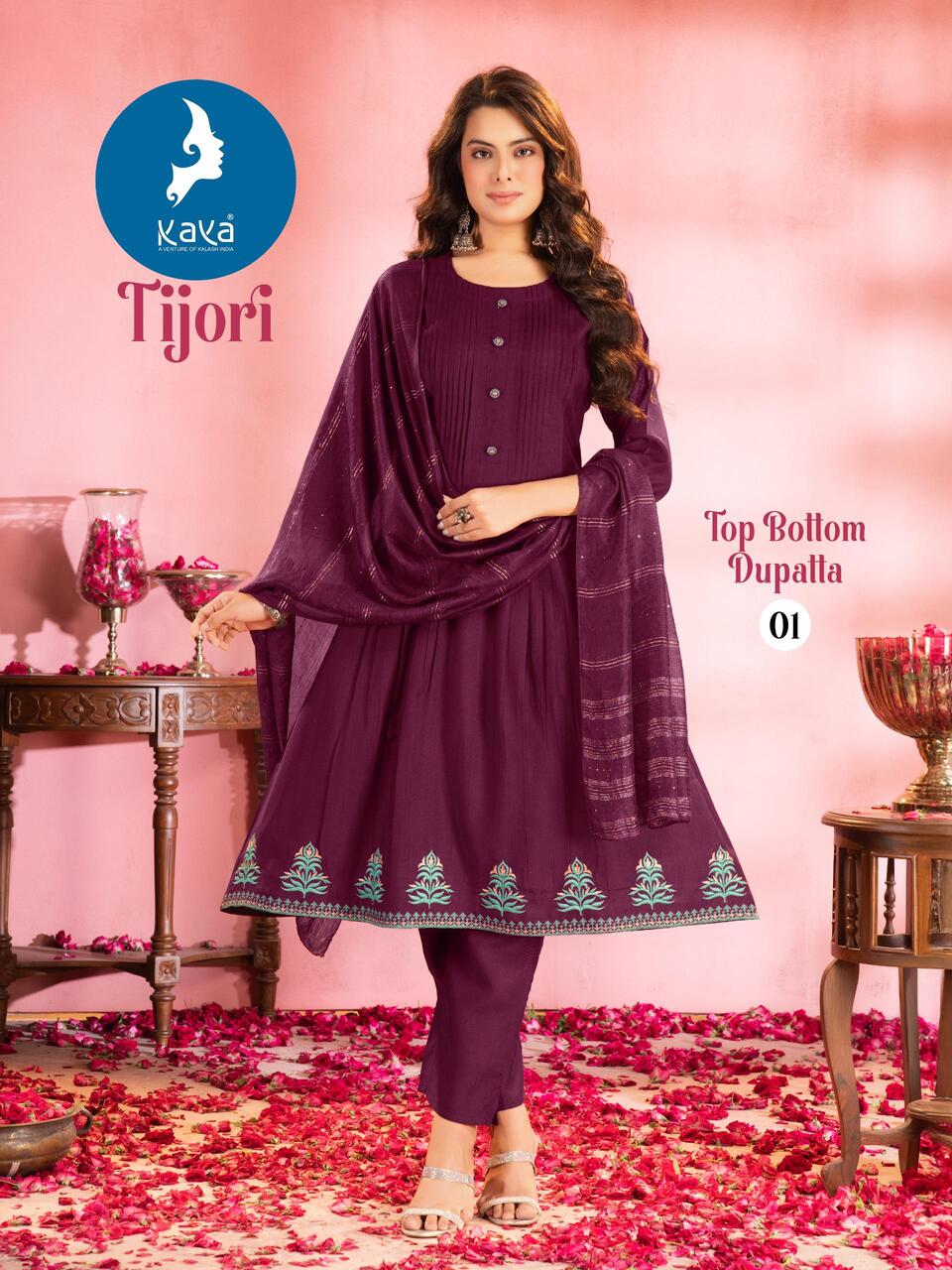 Kaya Kurti Tijori Anarkali Suits Catalog collection 8