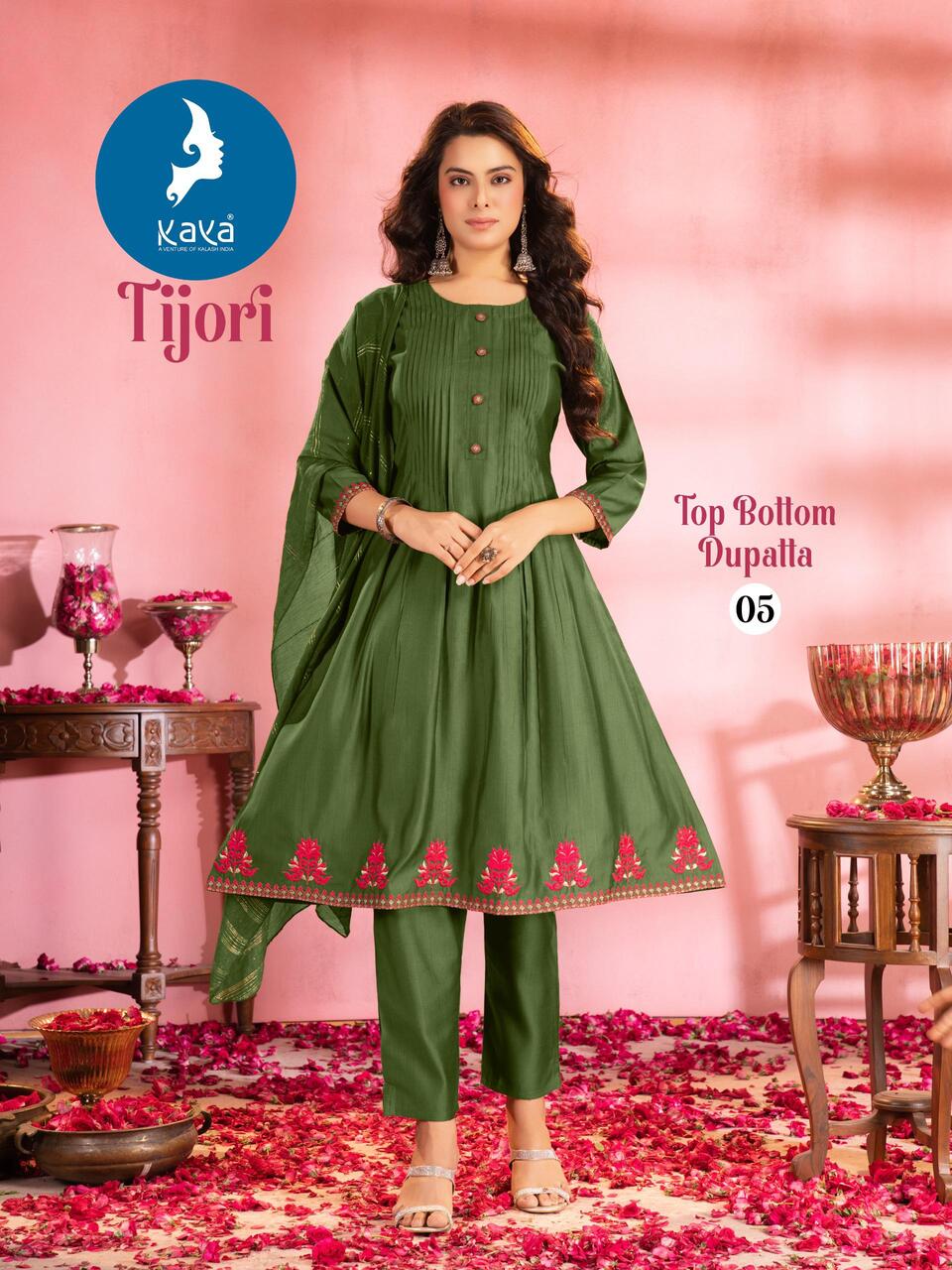 Kaya Kurti Tijori Anarkali Suits Catalog collection 9