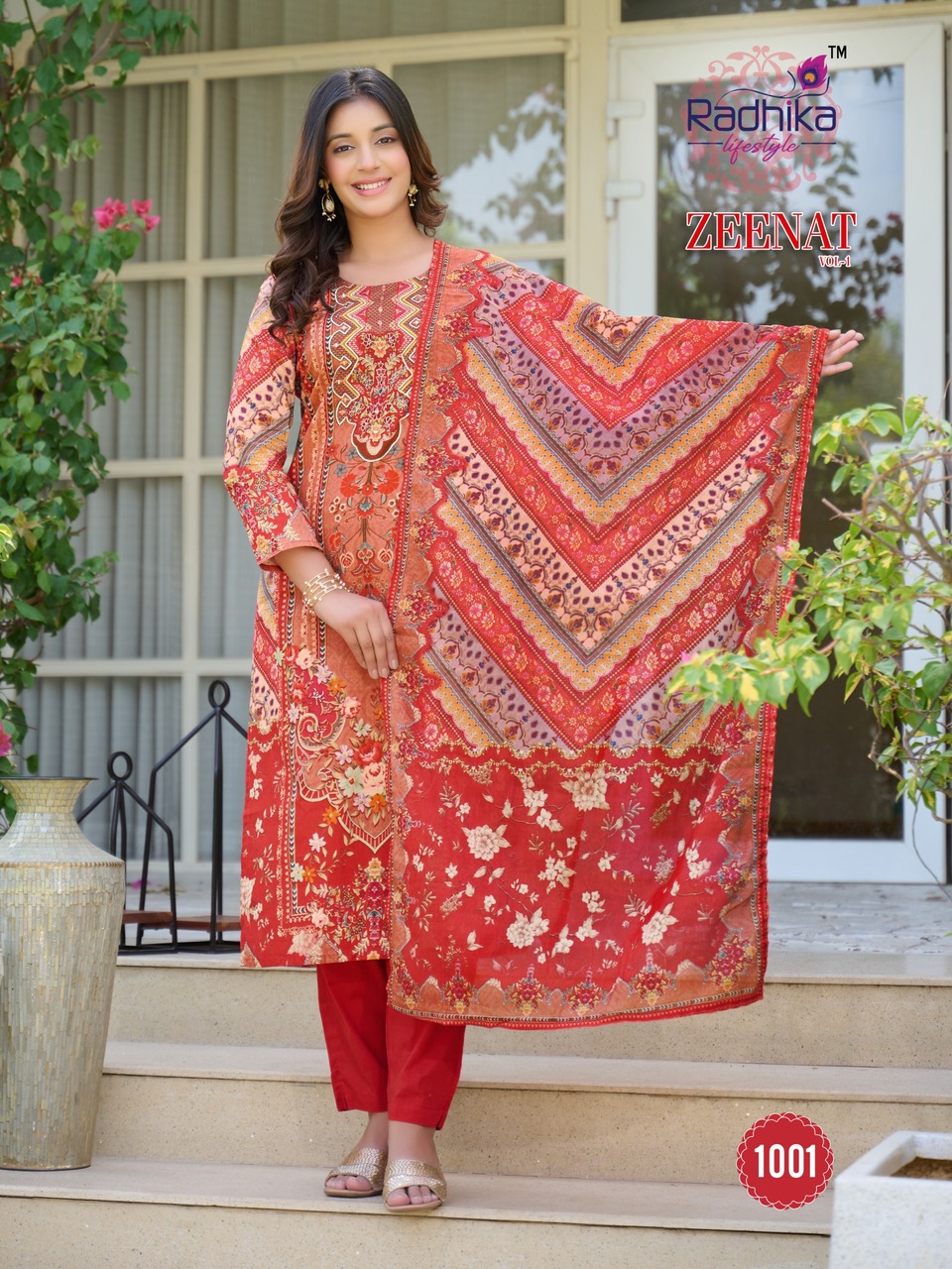 Radhika Lifestyle Zeenatl 1 Printed Salwar Kameez Catalog collection 5
