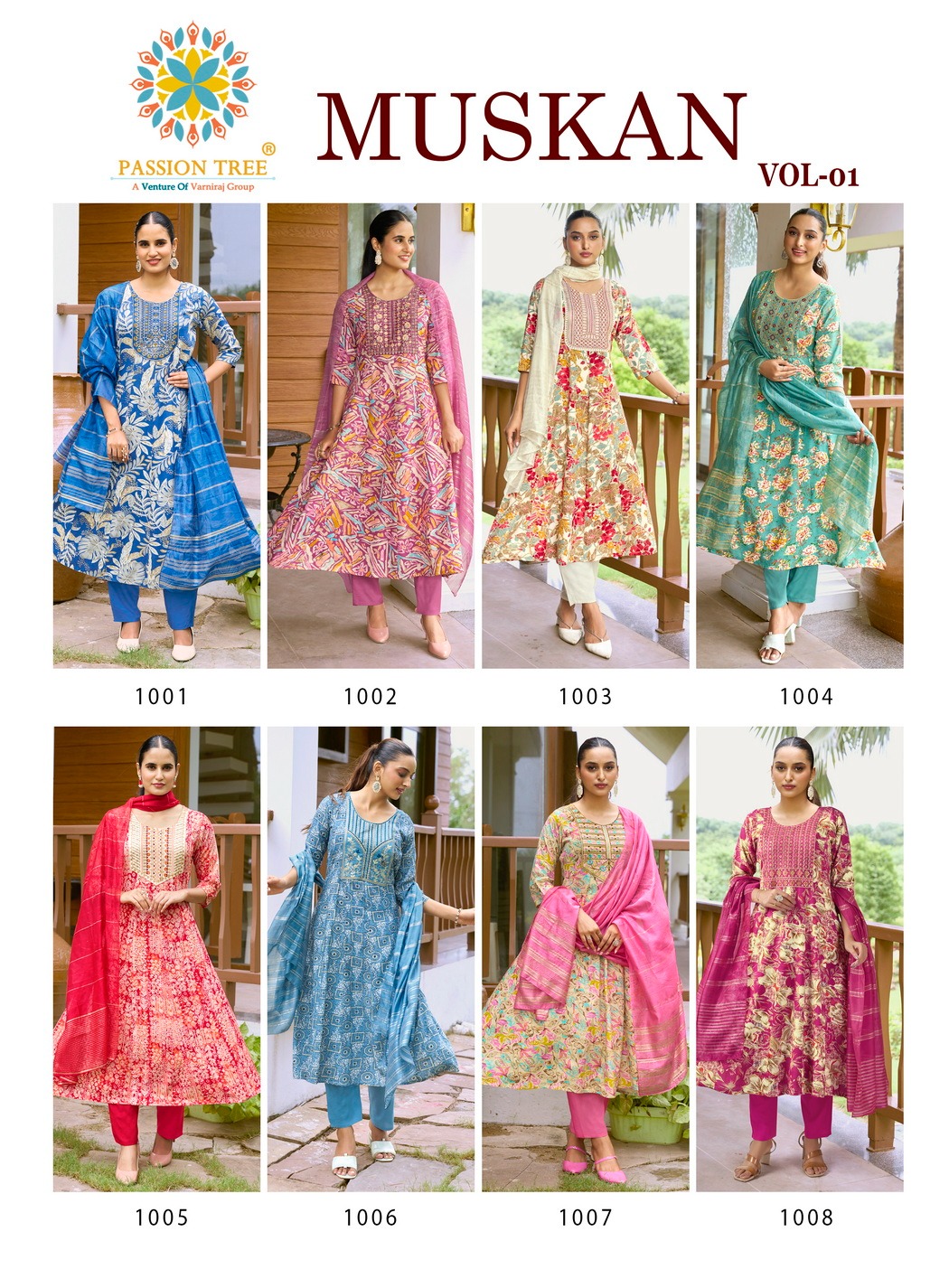Passion Tree Muskan Vol 1 Anarkali Suits Catalog collection 10