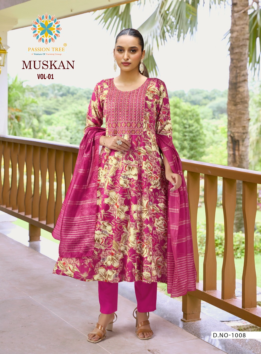 Passion Tree Muskan Vol 1 Anarkali Suits Catalog collection 1