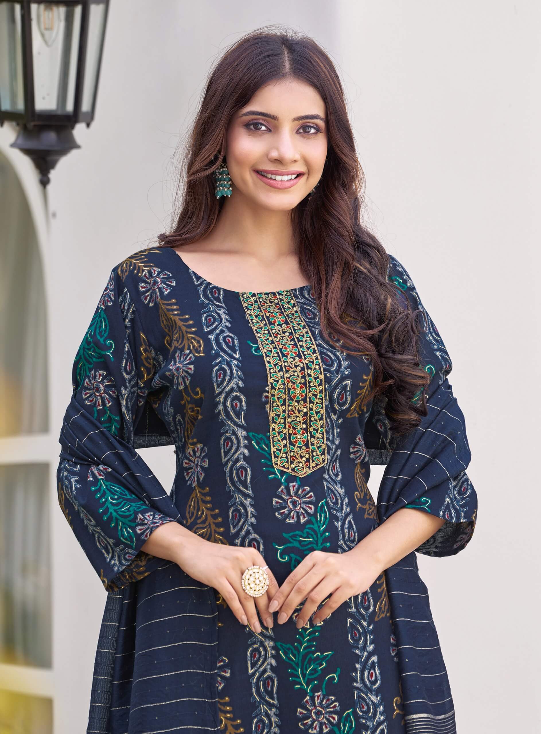 Radhika Lifestyle Seerat 11 Printed Salwar Kameez Catalog collection 12