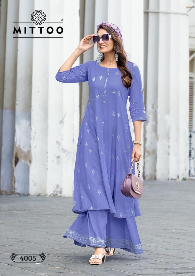 Mittoo Kurti Toral Kurtis With Bottom Catalog collection 1